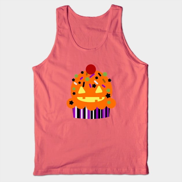 Halloween Cupcake Tank Top by saradaboru